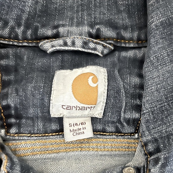 Carhartt Denim Blue Jeans Jacket - Picture 4 of 4